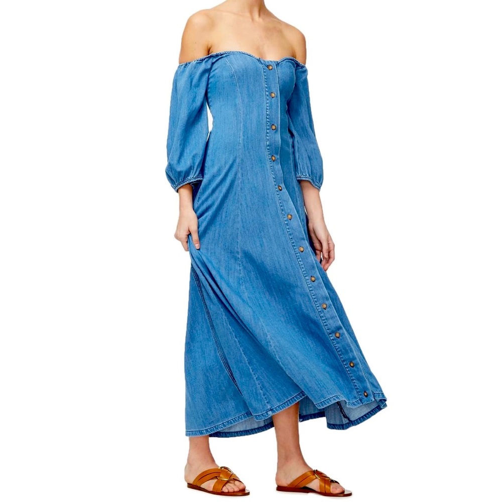 ❤️ NWT Good American Midi Dress
